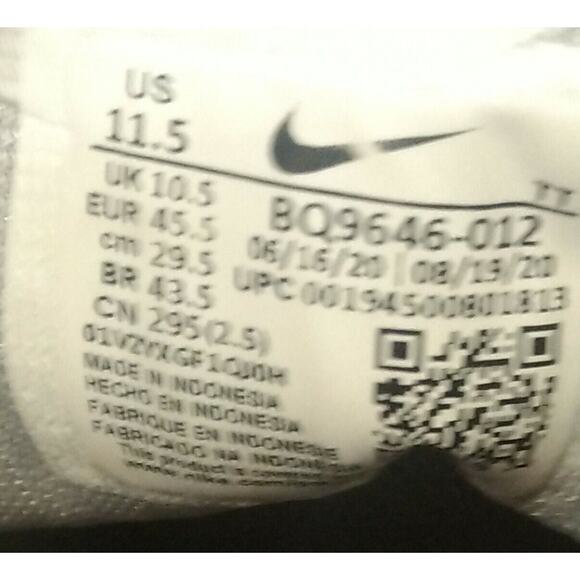 Nike Mens Air Zoom Pegasus 37 BQ9646-012 Gray Running Shoes Sneakers Size 11.5